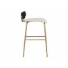 Lorelei Counter Stool - Dillon Cream / Dillon Black - Side Angle - Lorelei Counter Stool - Dillon Cream / Dillon Black - Side Angle