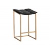 Faye Counter Stool - Bravo Black - Angled