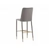 Klaus Barstool - Gunmetal - Flint Grey / Napa Taupe - Back Angle - Klaus Barstool - Gunmetal - Flint Grey / Napa Taupe - Back Angle