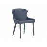 Evora Dining Chair - Dillon Stratus - Angled View