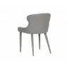 Evora Dining Chair - Dillon Stratus - Back Angle - Evora Dining Chair - Dillon Stratus - Back Angle