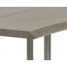 Donnelly Dining Table - Antique Silver - Ash Grey -  95" - Table Edge Close_up