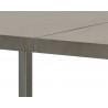 Donnelly Dining Table - Antique Silver - Ash Grey -  95" - Seat Close-Up
