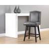 SUNPAN Maison Swivel Counter Stool - Overcast Grey, Lifestyle