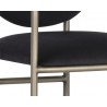 Rylan Barstool - Abbington Black - Seat Close-up