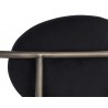 Rylan Counter Stool - Abbington Black - Seat Back Close-up