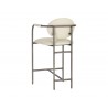 Rylan Counter Stool - Dillon Cream - Back Angle