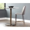 Klaus Counter Stool - Gunmetal - Flint Grey / Napa Taupe - Lifestyle