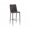Klaus Barstool - Black - Sparrow Grey / Napa Black - Angled - Klaus Barstool - Black - Sparrow Grey / Napa Black - Angled