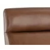 Sunpan Collin Office Chair In Brown In Shalimar Tobacco Leather - Seat Back - Sunpan Collin Office Chair In Brown In Shalimar Tobacco Leather - Seat Back