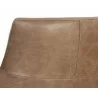Sunpan Elias Lounge Chair - Marseille Camel Leather - Seat Close-Up - Sunpan Elias Lounge Chair - Marseille Camel Leather - Seat Close-Up