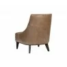 Sunpan Elias Lounge Chair - Marseille Camel Leather - Back Angle - Sunpan Elias Lounge Chair - Marseille Camel Leather - Back Angle