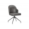 Bretta Swivel Dining Chair - Overcast Grey - Angled