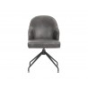 Bretta Swivel Dining Chair - Overcast Grey - Front View
