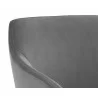Sunpan Adelaide Counter Stool - Alisa Dark Grey - Seat Back Close-Up - Sunpan Adelaide Counter Stool - Alisa Dark Grey - Seat Back Close-Up
