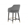Sunpan Adelaide Counter Stool - Alisa Dark Grey Back