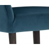 Sunpan Adelaide Counter Stool - Timeless Teal - Seat and Legs Close-Up
