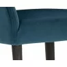 Sunpan Adelaide Counter Stool - Timeless Teal - Seat and Legs Close-Up - Sunpan Adelaide Counter Stool - Timeless Teal - Seat and Legs Close-Up