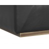 Bradley Armchair - Vintage Black - Edge Close-up
