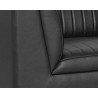 Bradley Armchair - Vintage Black - Seat Close-Up