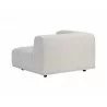 Darren Modular - Left Armchair - Moto Stucco - Back Angle - Darren Modular - Left Armchair - Moto Stucco - Back Angle