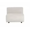 Darren Modular - Armless Chair - Moto Stucco - Front Angle - Darren Modular - Armless Chair - Moto Stucco - Front Angle