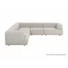 Darren Modular - Armless Chair - Moto Stucco - In set Top Angle - Darren Modular - Armless Chair - Moto Stucco - In set Top Angle