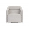 Kendrick Swivel Lounge Chair - Belfast Heather Grey - Front