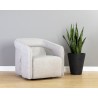 Kendrick Swivel Lounge Chair - Belfast Heather Grey - Lifestyle