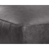 Watson Modular - Ottoman - Marseille Black Leather - Edsge Close-Up