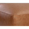 Watson Modular - Ottoman - Marseille Camel Leather - Ottoman Edge