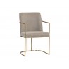 Sunpan Rayla Dining Armchair Belfast Oyster Shell