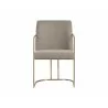 Sunpan Rayla Dining Armchair Belfast Oyster Shell Front - Sunpan Rayla Dining Armchair Belfast Oyster Shell Front