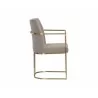 Sunpan Rayla Dining Armchair Belfast Oyster Shell Side - Sunpan Rayla Dining Armchair Belfast Oyster Shell Side