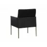 Bellevue Lounge Chair - Abbington Black / Bravo Black - Back Angle - Bellevue Lounge Chair - Abbington Black / Bravo Black - Back Angle