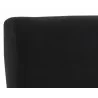 Bellevue Lounge Chair - Abbington Black / Bravo Black - Seat Back Close-up - Bellevue Lounge Chair - Abbington Black / Bravo Black - Seat Back Close-up