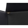 Bellevue Lounge Chair - Abbington Black / Bravo Black - Seat Back Close-Up
