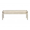 Bellevue Bench - Bravo Cream - Front