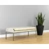 Sunpan Bellevue Bench in Bravo Cream - Lifestyle - Sunpan Bellevue Bench in Bravo Cream - Lifestyle