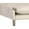 Bellevue Bench - Bravo Cream - Arm Close-up