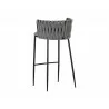 Sarai Barstool - Belfast Koala Grey - Back Angle - Sarai Barstool - Belfast Koala Grey - Back Angle