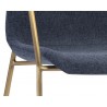 Hathaway Dining Armchair - Belfast Navy - Seat Close-up
