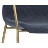 Hathaway Dining Armchair - Belfast Navy - Seat Close-up - Hathaway Dining Armchair - Belfast Navy - Seat Close-up