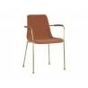 Hathaway Dining Armchair - Belfast Rust - Angled - Hathaway Dining Armchair - Belfast Rust - Angled