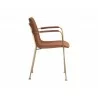 Hathaway Dining Armchair - Belfast Rust - Side Angle - Hathaway Dining Armchair - Belfast Rust - Side Angle