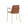 Hathaway Dining Armchair - Belfast Rust - Back Angle - Hathaway Dining Armchair - Belfast Rust - Back Angle