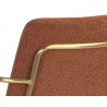 Hathaway Dining Armchair - Belfast Rust - Seat Back Close-up