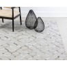 Sunpan Bordeaux Hand-made Rug in Ivory/Grey - Lifestyle