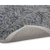 Sunpan Corfu Hand-tufted Rug - Blue / Charcoal - Edge Folded