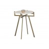 Sunpan Anak Side Table in White - Front